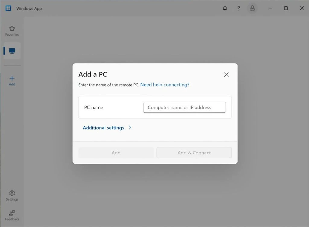 Windows App Windows App